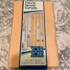 Llama themed Fabric shower curtain